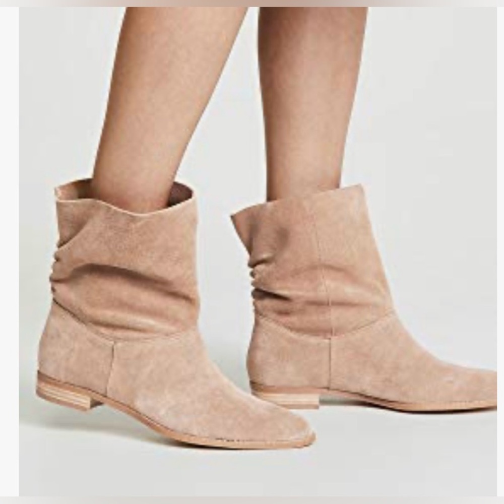 SPLENDID Claudia - Western Suede Boots. Size 6